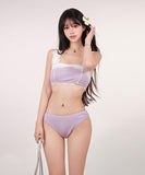 【3点セット】ビキニ 三角ビキニ 水着 花柄 体型カバー 大人可愛い ワンピース モノキニ ビーチ 海 旅行 SNS話題 XH7-CF-XI2518