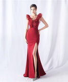 【8色】ロングドレス キャバドレス 新作 セクシー 肌見せ 露出 演奏会 宴会 XH2-YEY31387#