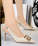 【3色】エレガントハイヒール セクシー美足効果 ナイトクラブ コーデ万能 OL　WQ5-DS8999-5