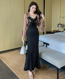 【手作り】ロングドレス 高品質 セクシー エレガント 気質 XH2-JY40096