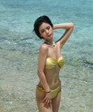 ビキニ 可愛い 着瘦せ chic セクシー 肌見せ モノキニ 温泉 XH7-YQ-HHB4757SNLL