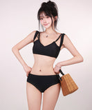 【3点セット】ビキニ 三角ビキニ 水着 花柄 体型カバー 大人可愛い ワンピース モノキニ ビーチ 海 旅行 SNS話題 XH7-CF-XI2507