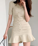 タイトドレス ミニドレス セクシー キャバドレス フリー 着瘦せ 韓国っぽ XH2-ZED883759A71