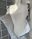 ミニドレス キラキラ ナイトクラブ 宴会 セクシー 着痩せ おしゃれ XH2-MYK8141