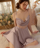 【3色】勝負下着 カワセクシー レース ルームウェア えちえち リボン パジャマ XH8-GR3254