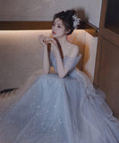 ナイトドレス 宴会 ロングドレス キラキラ お姫様 誕生日 パーティー 演奏会 XH2-YWL3/23