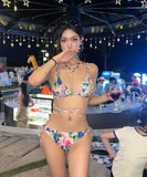 ビキニ モノキニ 水着 セクシー モノキニ 花柄 インスタ話題 温泉 XH7-GM-adn023