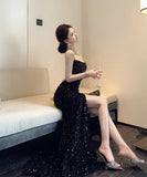 ロングドレス キラキラ バックレスワンピース キャバドレス ナイトドレス パーティー 宴会 キャバドレス セクシーXH2-CD3-260-69570780