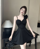 【3色】キャバドレス ミニドレス Aライン 着痩せ セクシー 谷間魅せ かわいい party XH2-DD7407