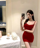 【3色】ミニドレス キャバドレス セクシー 谷間見せ キャバクラ XH2-DD5876