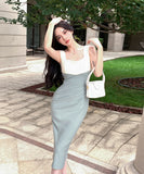 【2色】膝丈ドレス キャバドレス セクシー エレガント 気質 お洒落 XH2-ZED889619GT347