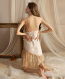 【2色】 パジャマセット セクシー ルームウェア レース 肌見せ XH8-FY418