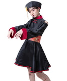 2色【3点セット】デザインキョンシー体型カバーフレアスカート個性キャラクター (ワンピース/帽子/お札) XH2-QN1794