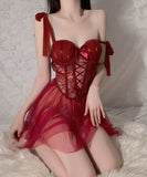 2色 ベビードール ルームウエア パジャマ 透け感 セクシー XH8-CSFS185#