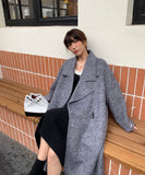 【3色】カシミヤ コート チェスターコート 高品質 オーバーサイズ ウール XH2-ZDM2317