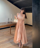 ロングドレス セレブ風 高級感 エレガント 宴会 気質 女子力 XH2-LE-n1535