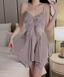 2点セット【3色】パジャマ女子力ルームウェア蝶男の心を誘うXH8-GR3980