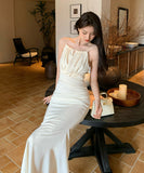 【2色】ロングドレス キャバドレス 気質 セクシー おしゃれ セリフ YH2-ZED886596GT513