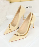 【2色】ハイヒール パンプス おしゃれ 高見え 7cm/9cm パーティー WQ5-DS3739-2