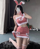 5点セット【2色】クリスマ コスプレ ベアトップ セクシー かわいい サンタ服 XH2-JXL-S27