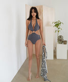 ビキニ セクシー 水着 モノキニ ホルターネック ビーチ 旅行 XH7-DP‐A20669