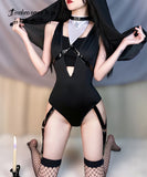 【4点セット】ハロウィン コスプレ ホラー 個性派 シスター セクシー ユニーク XH2-XJ-J098