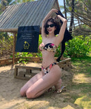 ビキニ 花柄 セクシー 水着 旅行 ビーチ インスタグラム XH7-JX232325JX40