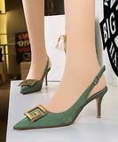 【3色】エレガントハイヒール セクシー美足効果 ナイトクラブ コーデ万能 OL　WQ5-DS8999-5