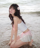 【2色】ビキニ 水着 ワンピース セクシー ガーリー 小胸さん ビーチ 海 温泉 XH7-YQ-HHQB95SNLL