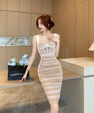 キャバドレス セクシー タイトドレス おしゃれ 着瘦せ XH2-ZED8885078KK111