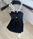 ミニドレス セクシー party ホルターネック 谷間見せ ナイトクラブ 宴会 XH2-MYK9935