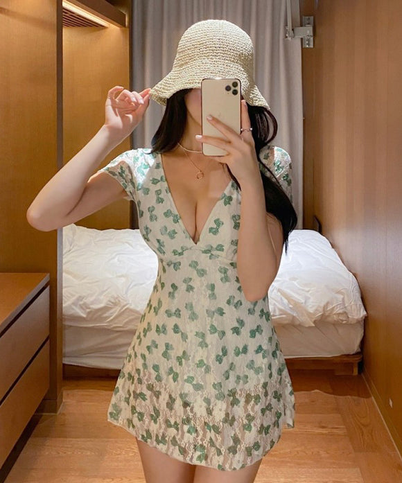 【2色】ビキニ 水着 ワンピース セクシー スタイルアップ 水着 レディース スカート付き ワンピース 引き締め効果 着痩せ水着 XH7-YQ-HHB5AB9ALL