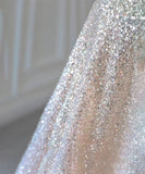 ロングドレス キラキラ ナイトドレス 宴会 オフショルダー 誕生日 演奏会 宴会 Party XH2-BYLF7.26