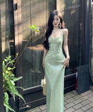 ロングドレス キラキラ キャバドレス パーティードレス ナイトクラブ 宴会 キャバクラ XH2-CD3-141-25110630