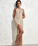 【3色】サンドレス ビーチ 旅行 海辺 スリット セクシー ハワイ XH2-MX-ZS2116