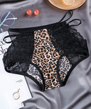 5色 パンツ 下着 レース ショーツ パンティ レオパード柄 MY8-AFQ-9061