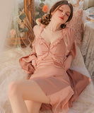 【2点セット】2色 パジャマ  セクシー ルームウェア 女子力 エロかわいい XH8-GR3166