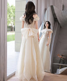 ロングドレス キラキラ 誕生日 パーティードレス お姫様 演奏会 宴会 XH2-BYLF77