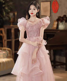 手作り バースデーロングドレス 宴会 パーティー 演奏会 ベアトップ キラキラ XH2-MBYD-A23-11