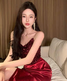 ロングドレス キラキラ ゴージャス パーティー ナイトクラブ XH2-LQE5343H449