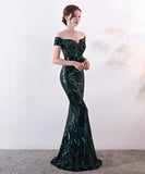 【4色】ロングドレス キラキラ パーティードレス オフショルダー お姫様 誕生日 演奏会 宴会 XH2-YEY1371#