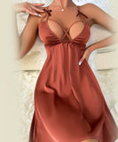 【4色】パジャマ セクシー 下着 谷間見せ ルームウェア XH8-GR9361