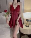 【2点セット】4色 パジャマ セクシー ルームウェア 女子力 エロかわいい XH8-GR-P3945