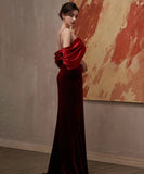 ナイトドレス 宴会 ロングドレス マーメイド エレガント 気質 演奏会 誕生日 XH2-YFTK25
