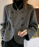 【2色】カシミヤ コート 高品質 手作り かわいい 新作 ゴージャス XH2-ZDM2303