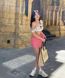 3点セット ビキニ 水着 フリル セクシー ガーリー 小胸さん ビーチ 海 温泉 XH7-CF661