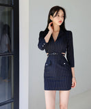 ミニドレス エレガント Vネック 小顔効果 カワセクシー 気質 おしゃれ XH2-ZED880113E49