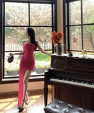 ミニドレス キャバドレス ベアトップ セクシー 非対称 谷間見せ おしゃれ XH2-ZED885371DXH238B