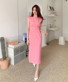 膝丈ドレス エレガント 気質 同伴 大人可愛い キャバドレス 韓国っぽ 小顔効果 XH2-ZED887909E49