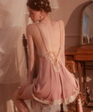 2点セット【3色】パジャマ エロかわいい レース ルームウェア 女子力 XH8-MSL210